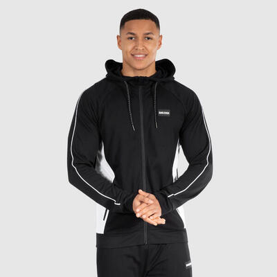 Herren Zip Hoodie Suit Pro Schwarz
