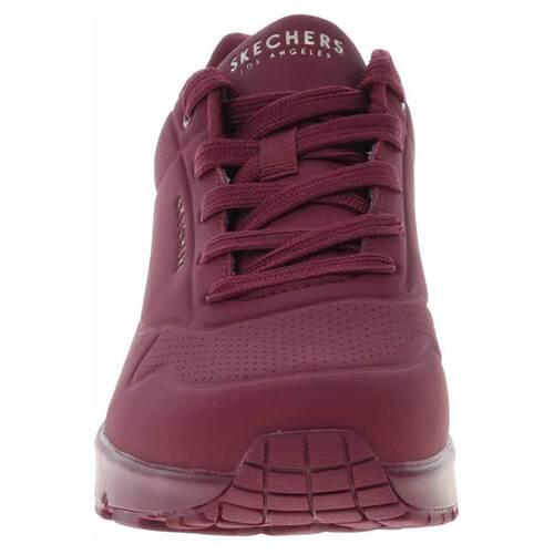 Chaussures universel femmes Skechers Uno Stand On Air Plum 2/5