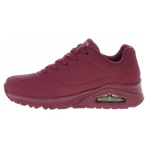 Chaussures universel femmes Skechers Uno Stand On Air Plum 3/5