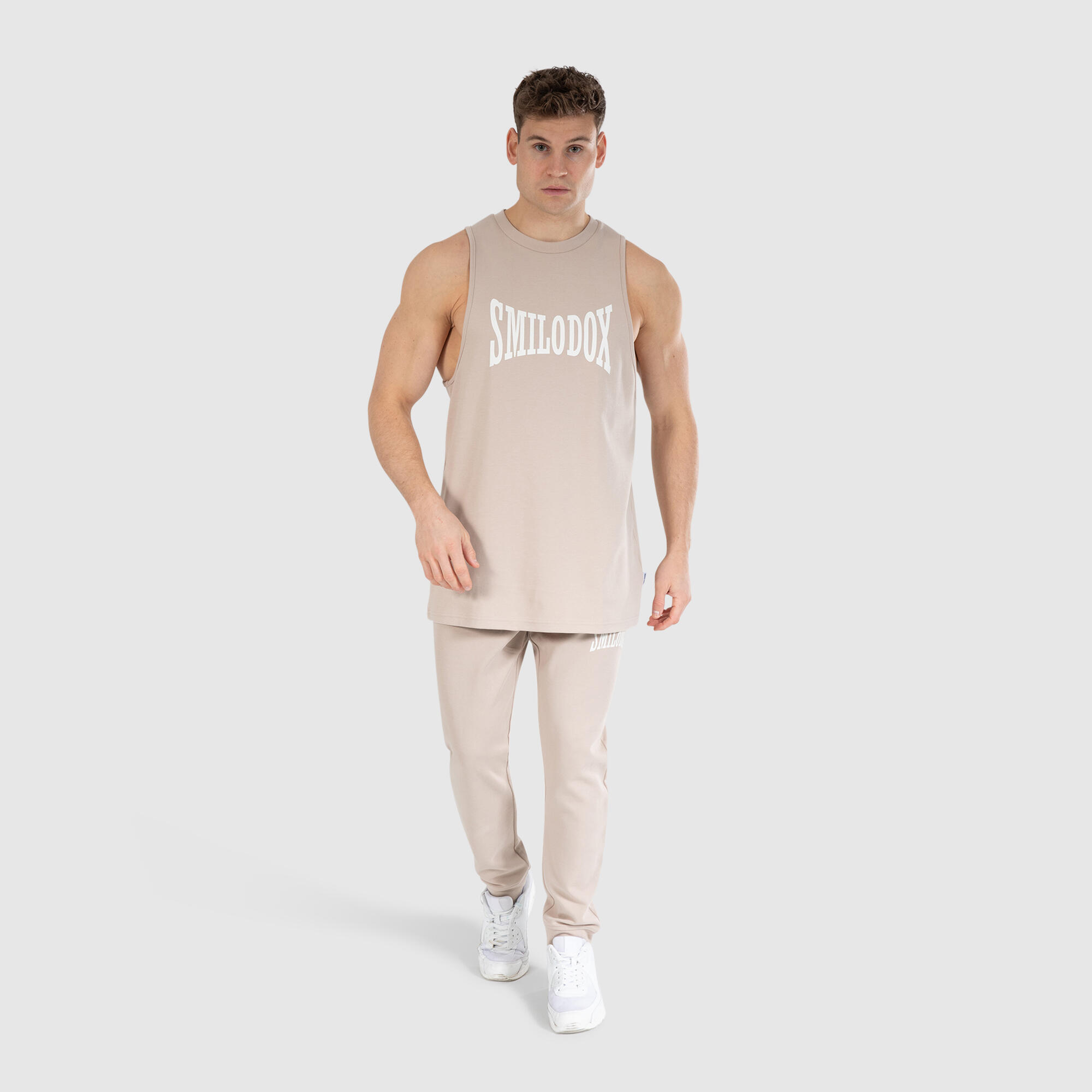 Herren Jogginghose Classic Pro Hellbraun 3/6