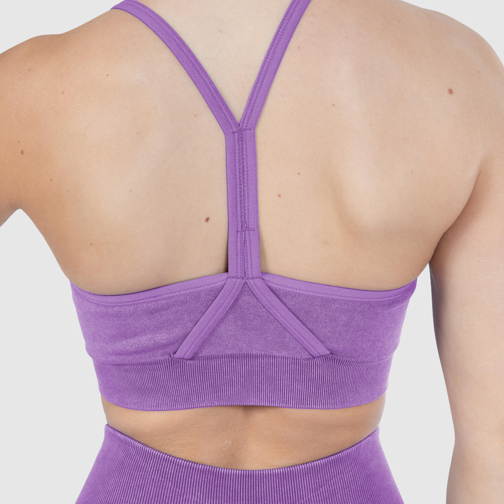 Damen Sport BH Batik Scrunch Lila 5/6