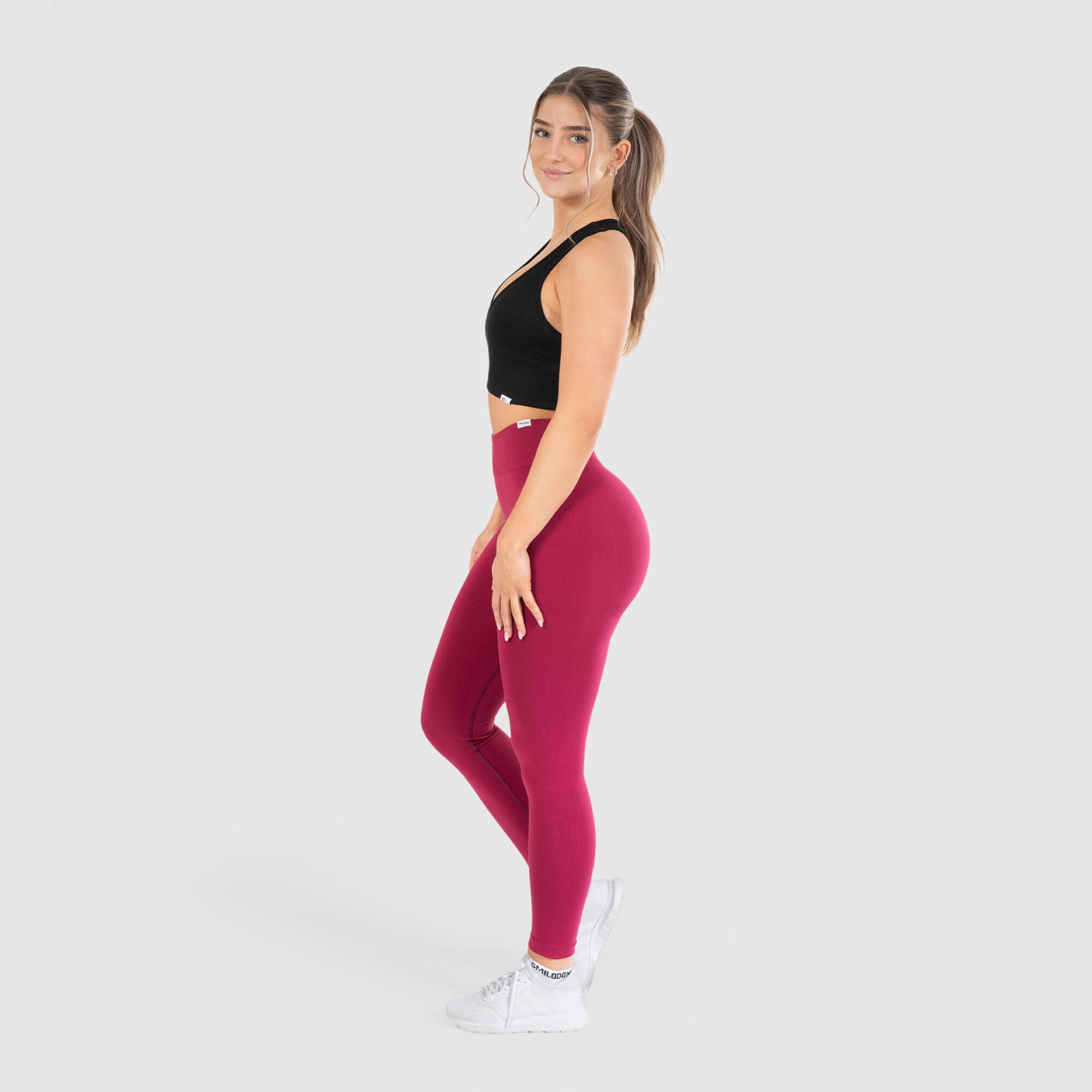 Damen Leggings Slayton Scrunch Rot 3/6