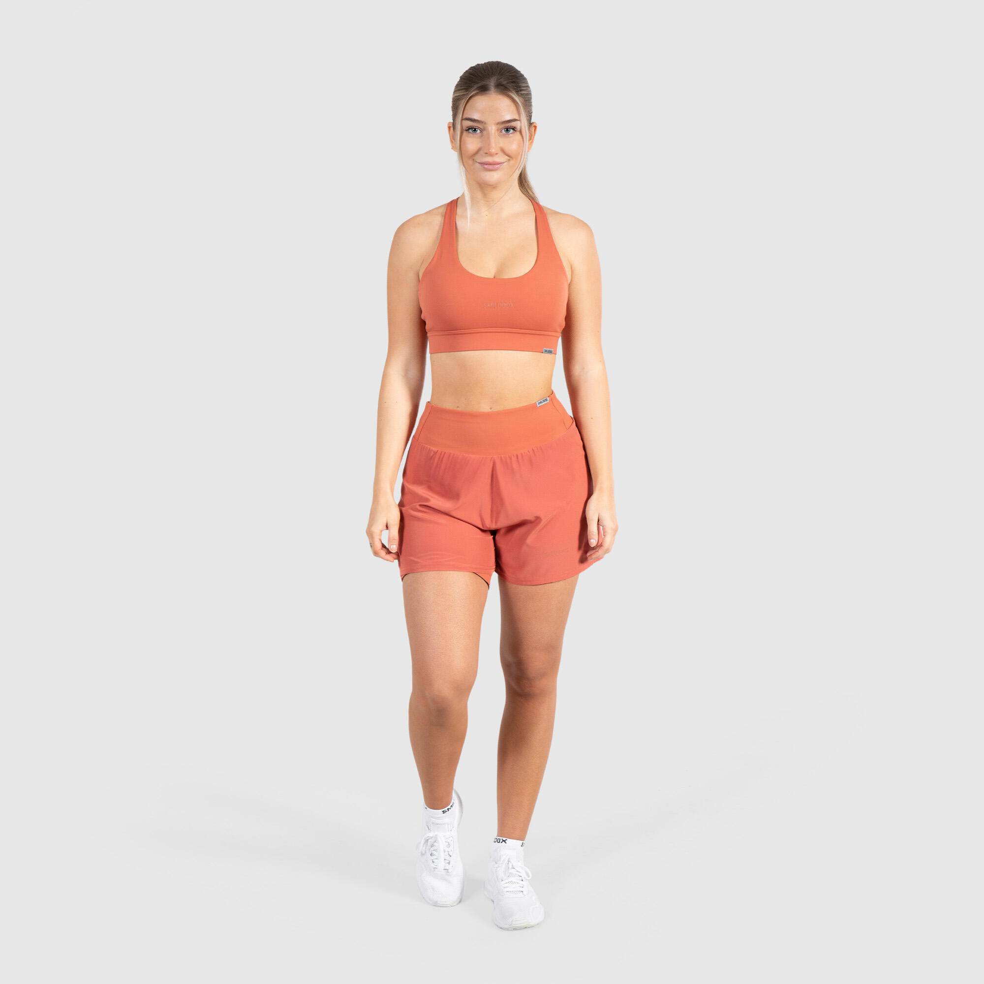 Damen Shorts Advance Pro 2in1 Terakotta 3/6