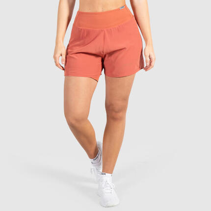 Damen Shorts Advance Pro 2in1 Terakotta