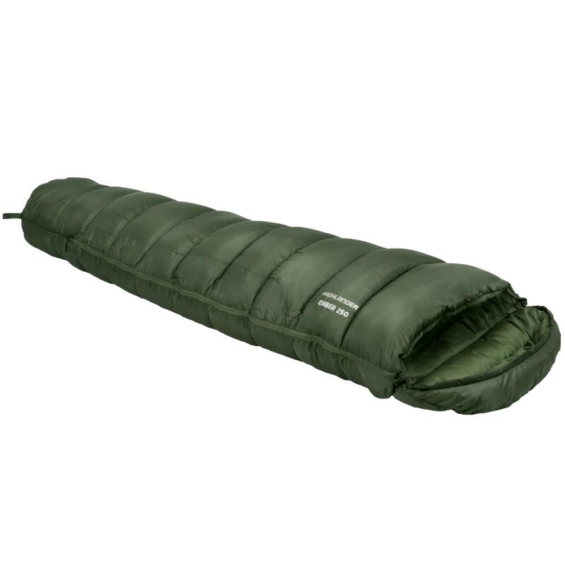 Highlander Forces Phoenix Ember 250 Mummy Sleeping Bag Olive Green 4/6