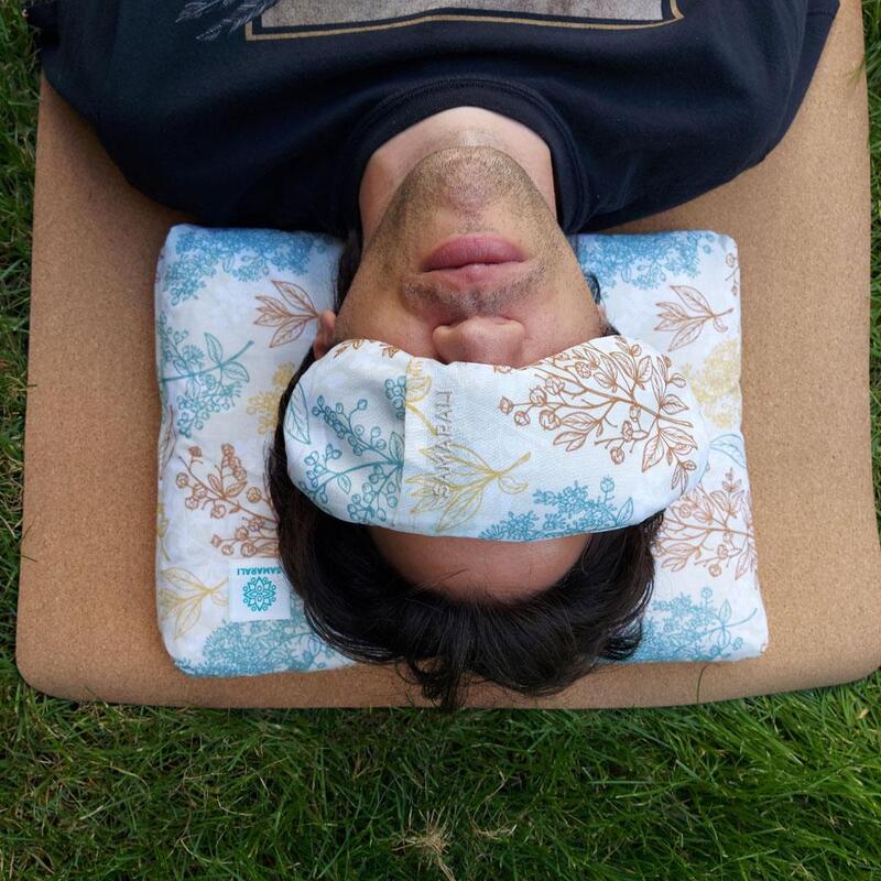 Yoga neck pillow - Jaune