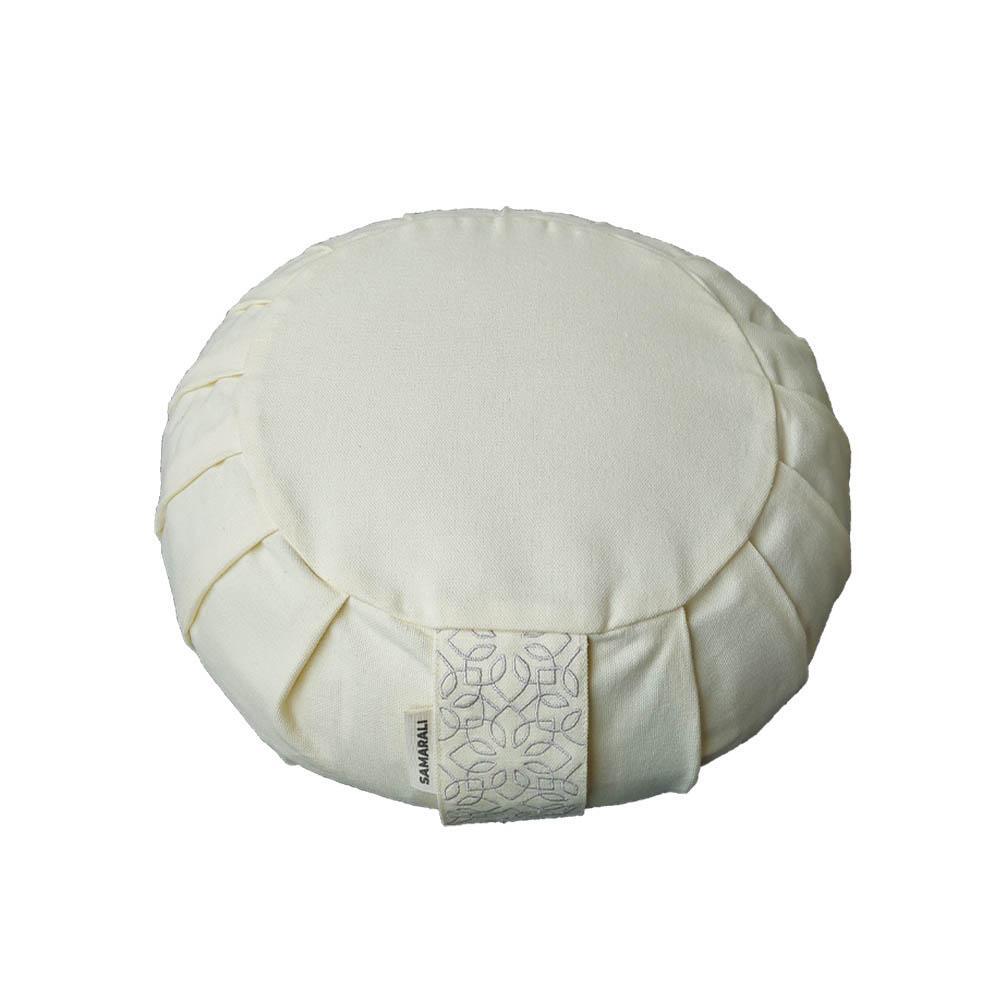 Samarali Zafu Meditation Cushion Ivory