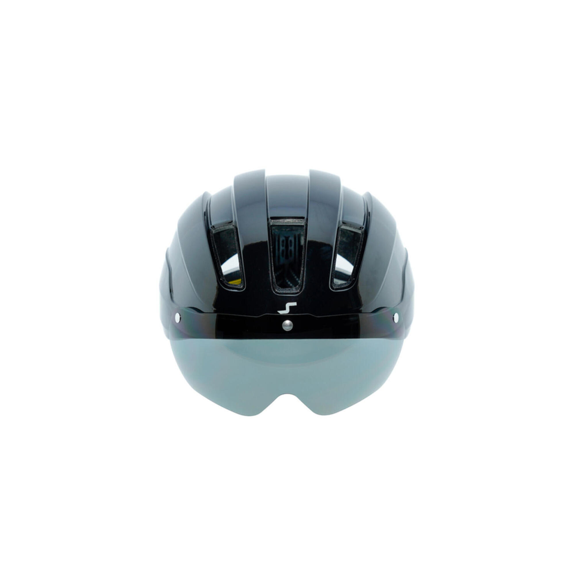 Capacete de skate/trotinete para adultos SkateFlash Atomic Black