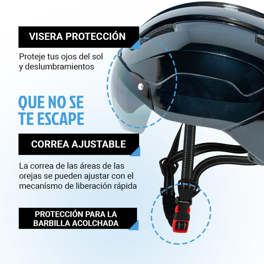 Capacete de skate/trotinete para adultos SkateFlash Atomic Black 5/7