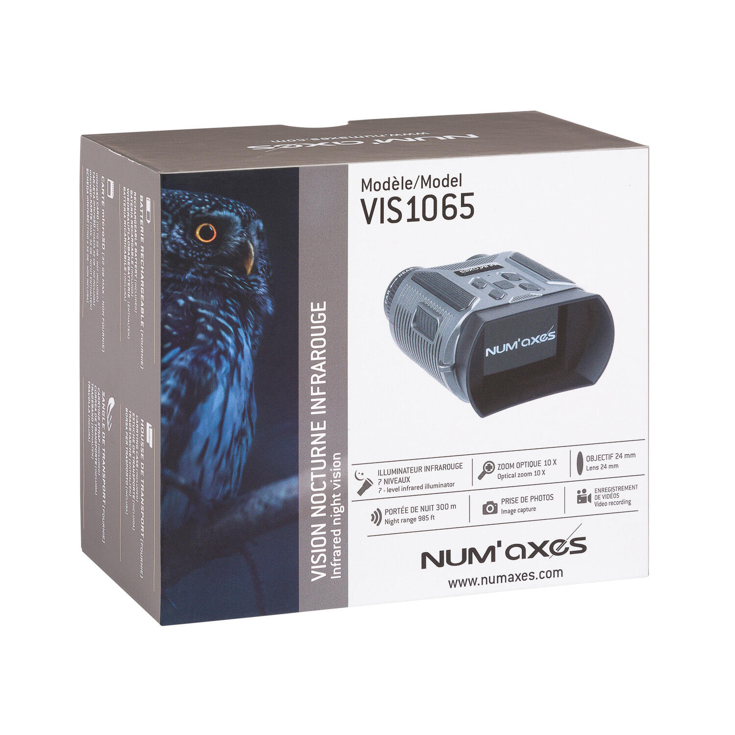 Binocolo miniaturizzato per visione a infrarossi VIS1065 3/3