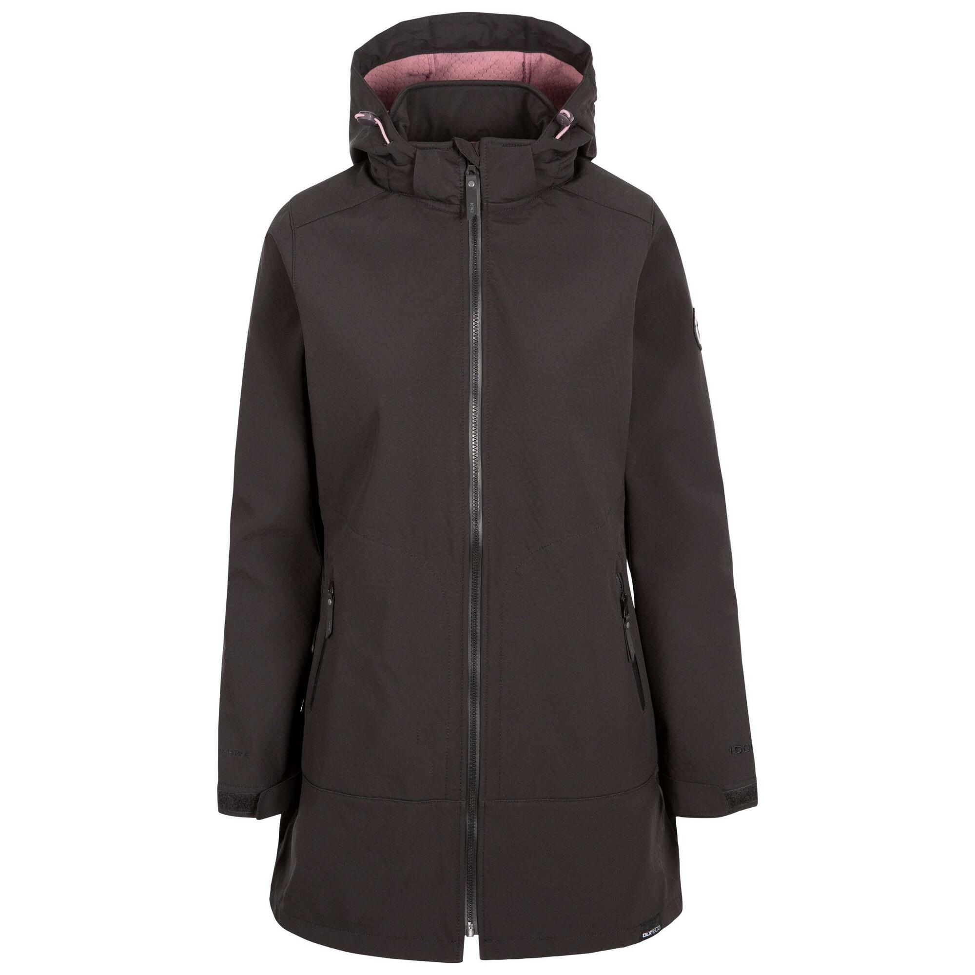 TRESPASS Womens/Ladies Samantha Soft Shell Jacket (Black)