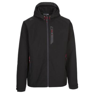 Giacca Soft Shell Uomo Trespass Marlon Nero