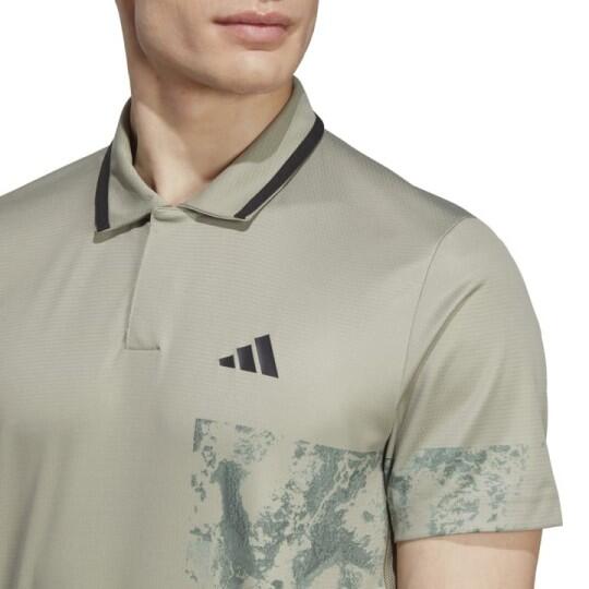 Polo de tennis PARIS FRL POLO SILVER PEBBLE