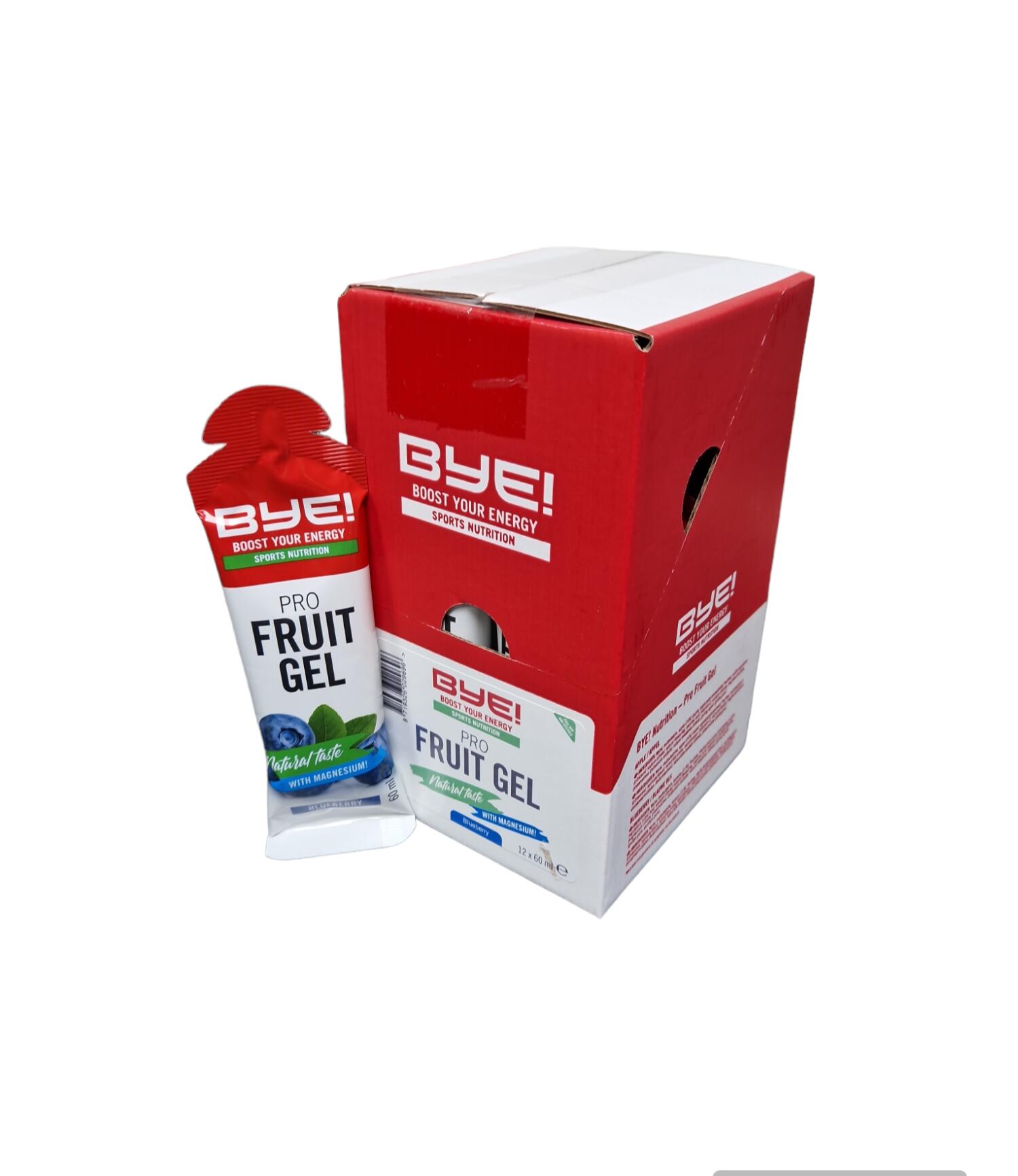 BYE! Pro Fruit gel blueberry - 60 ml (doos á 12 stuks)