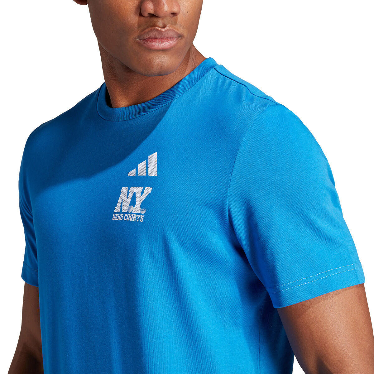 T-shirt de tennis M TNS US G T BRIGHT ROYAL 3/4
