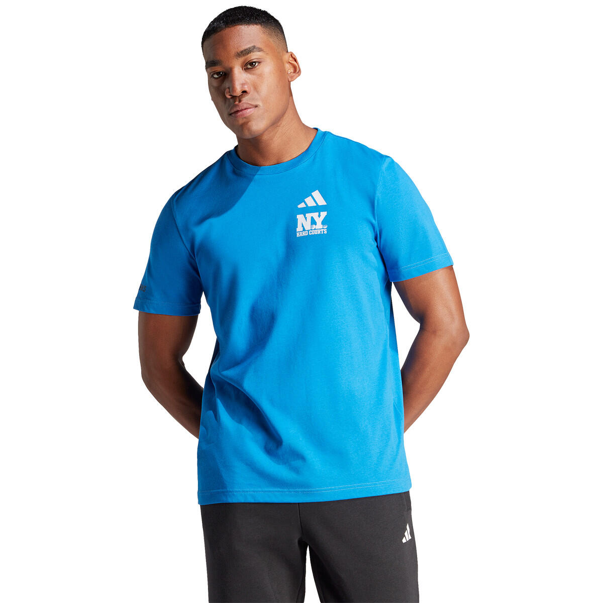 T-shirt de tennis M TNS US G T BRIGHT ROYAL 2/4