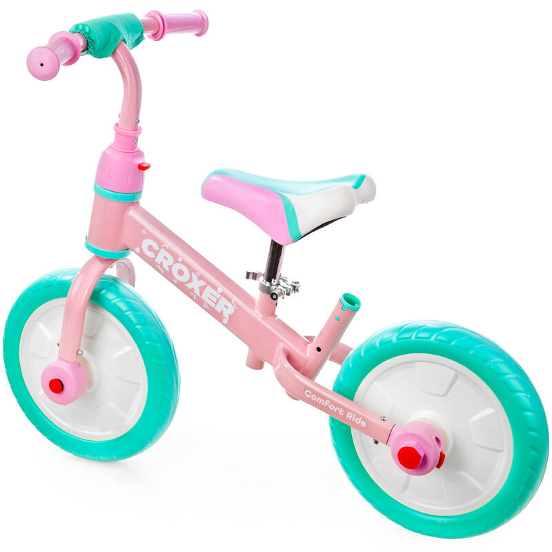 Bicicleta de fondo 2en1 Duos Rosa/Menta