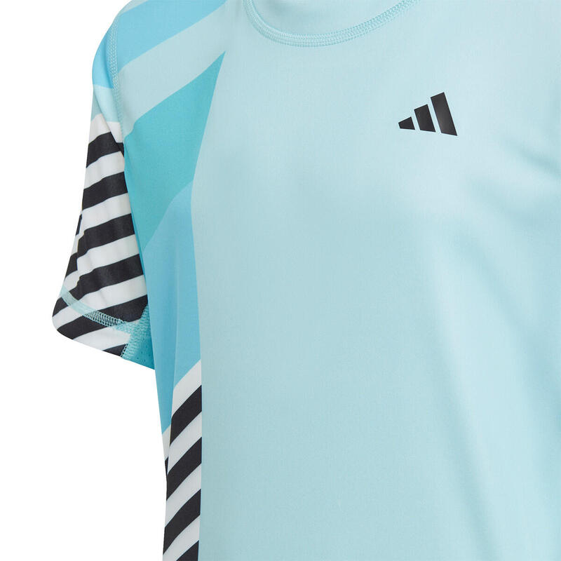 T-shirt de tennis B NEW YORK TEE LIGHT AQUA
