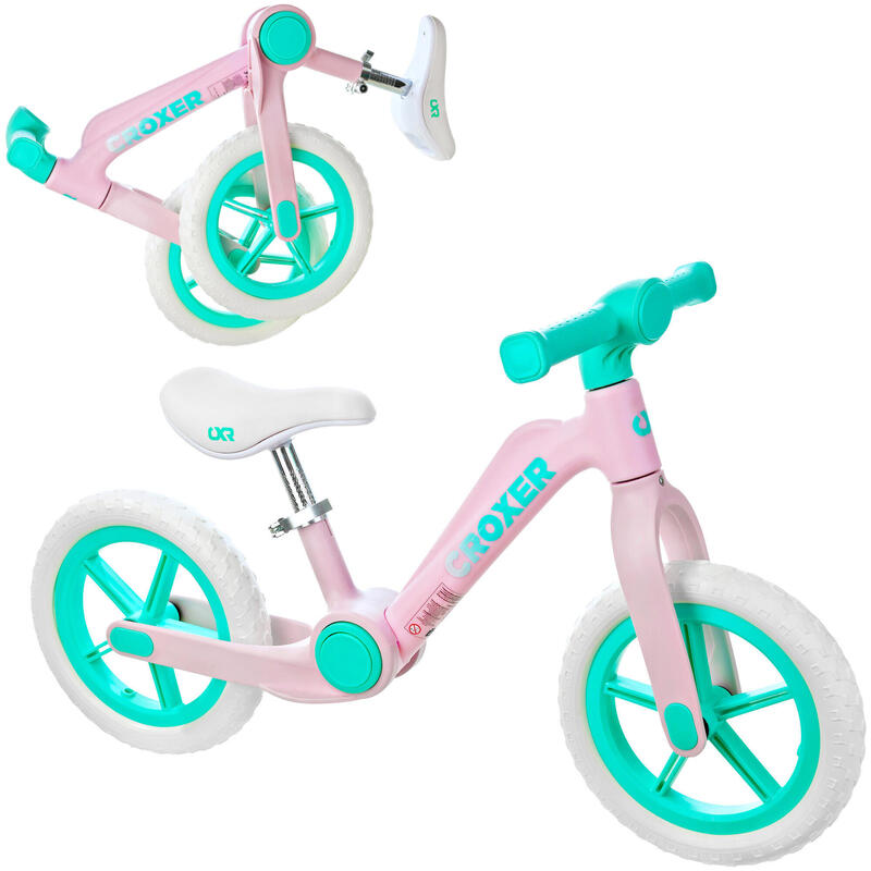 Bicicleta de cross plegable Foldi Rosa/Menta