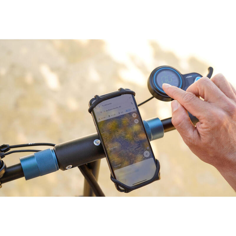 Suporte para smartphone leve para trotinetes e bicicletas - SkateFlash®