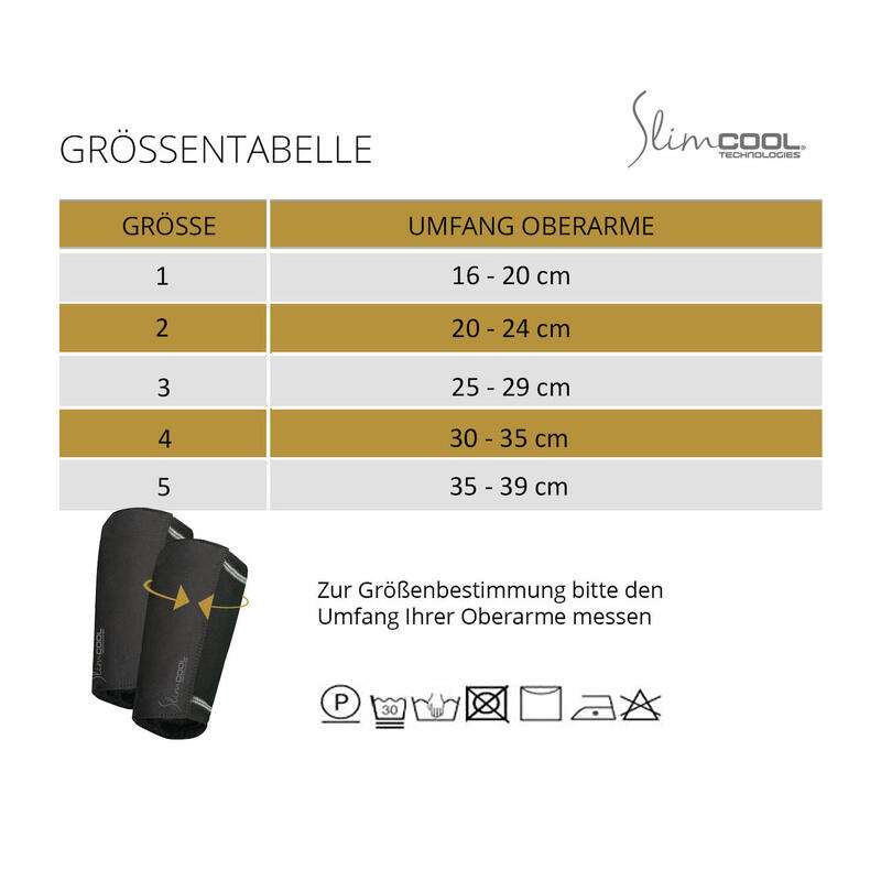 SlimCOOL PowerArms | Abnehmen dank Kühlung|CryoShapewear fördert Fettverbrennung