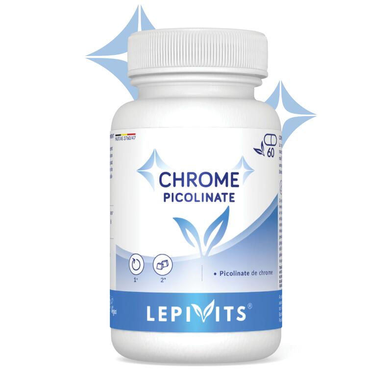 Chrome Picolinate - Contribue au maintien d’une glycémie normale - 60 gélules vé