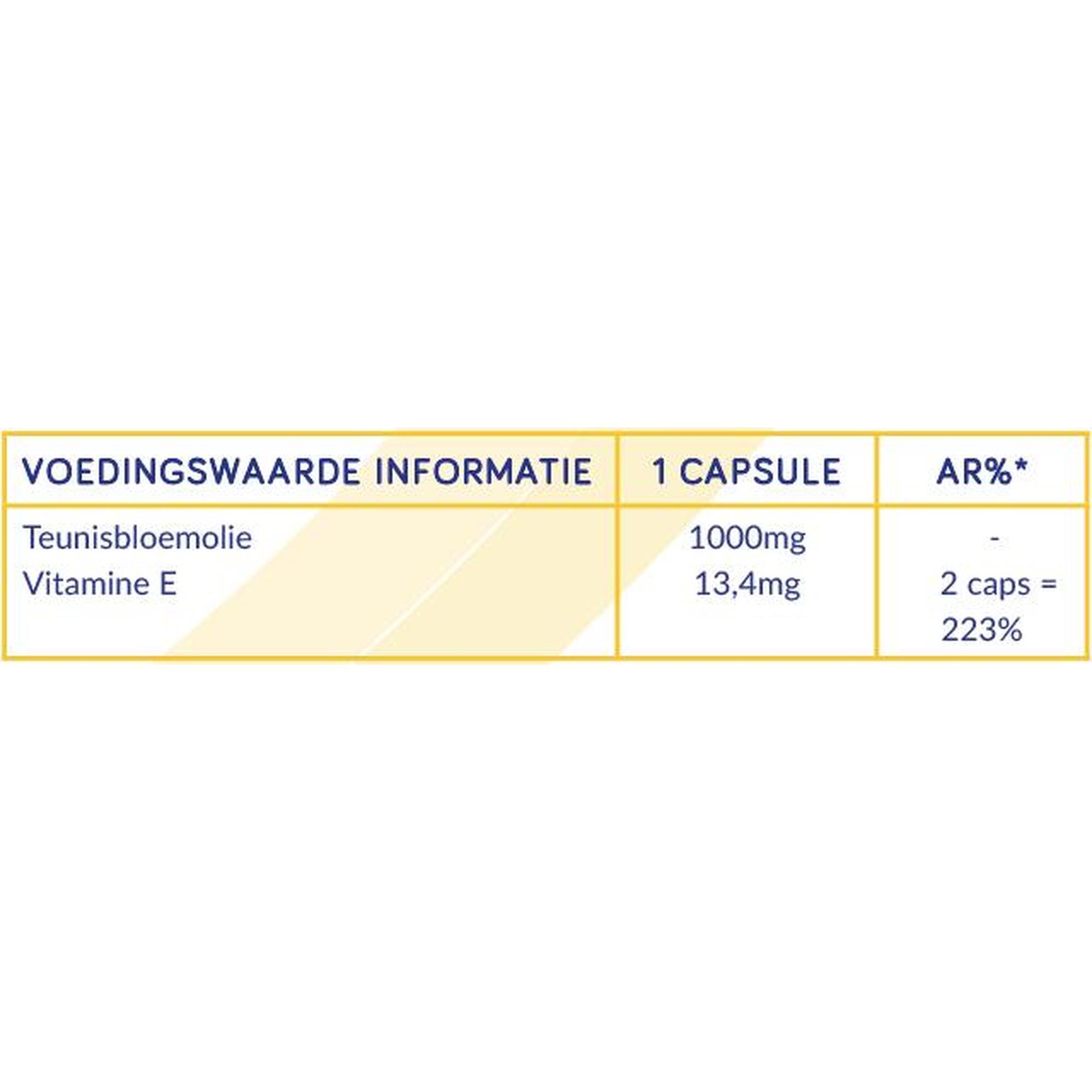 Onagre 1000 mg - Huile d'onagre ttirée à 1000mg et enrichie en vitamine E