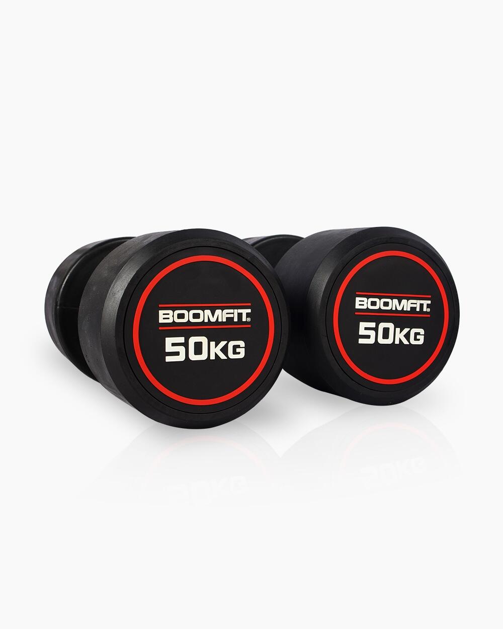 Manubri rotondi per bodybuilding 50Kg (Coppia) - BOOMFIT 2/4