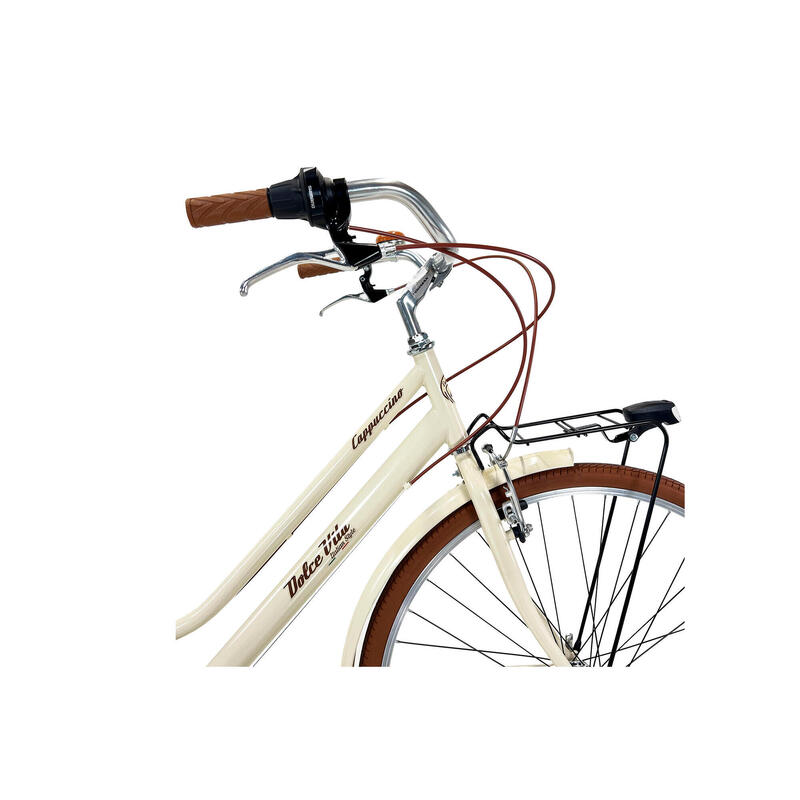 Bicicletă de oraș Dolce Vita by Canellini CAPPUCCINO damă