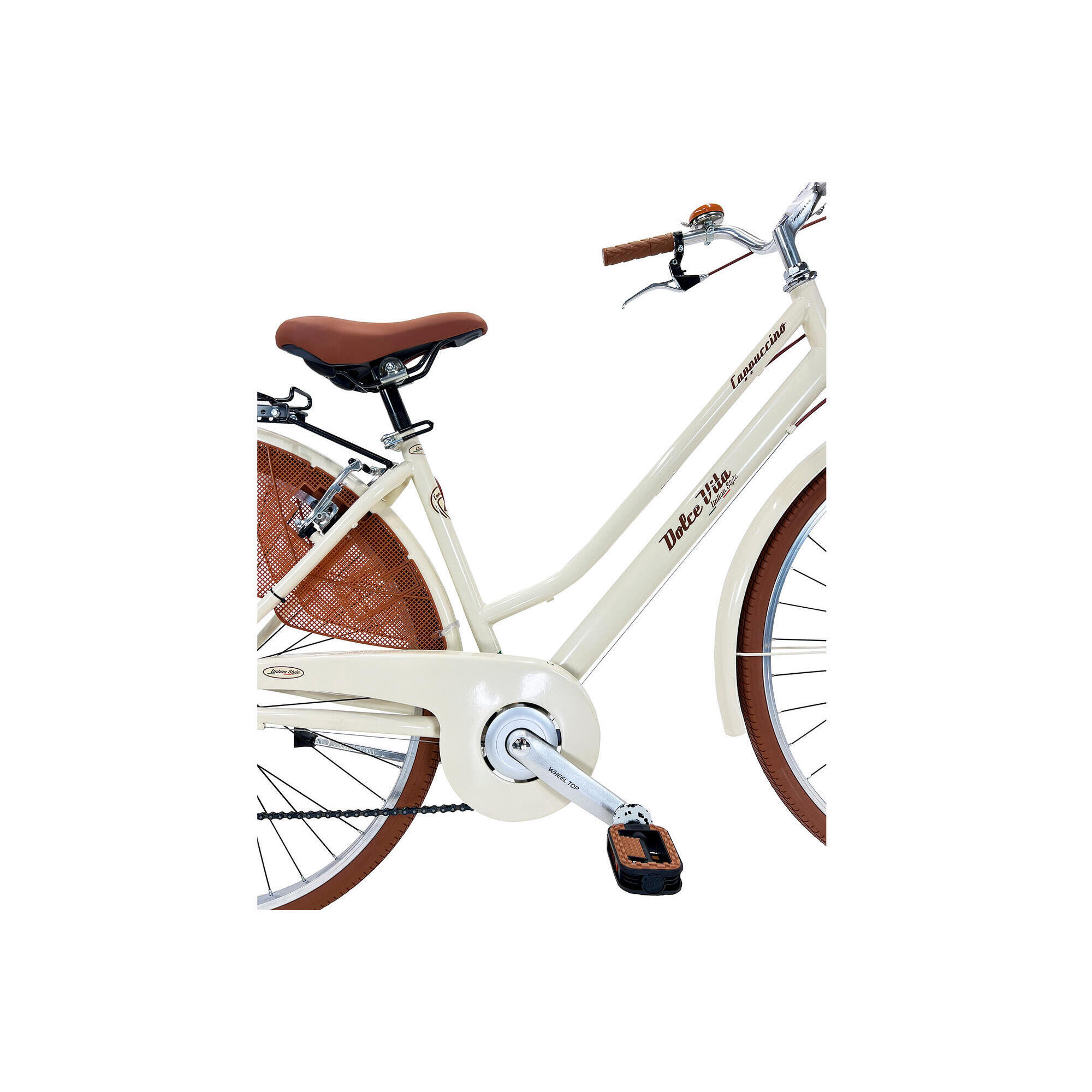 Velo de ville Dolce Vita by Canellini Cappuccino pour femme Vert Olive CANELLINI Decathlon