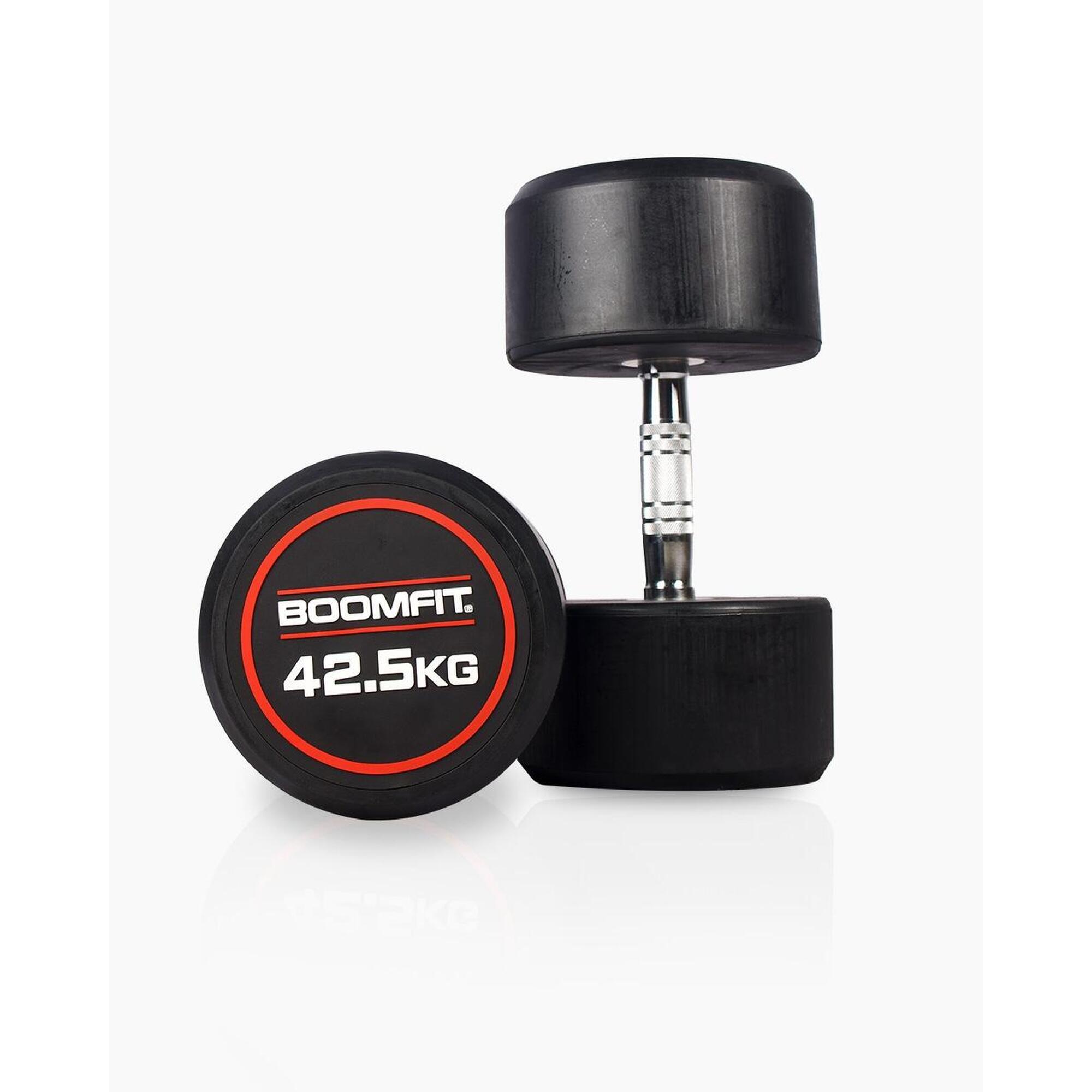 Boomfit - Haltères Ronds De Musculation 42,5kg (paire) - Boomfit - Haltère - Noir - Taille Unique - Decathlon