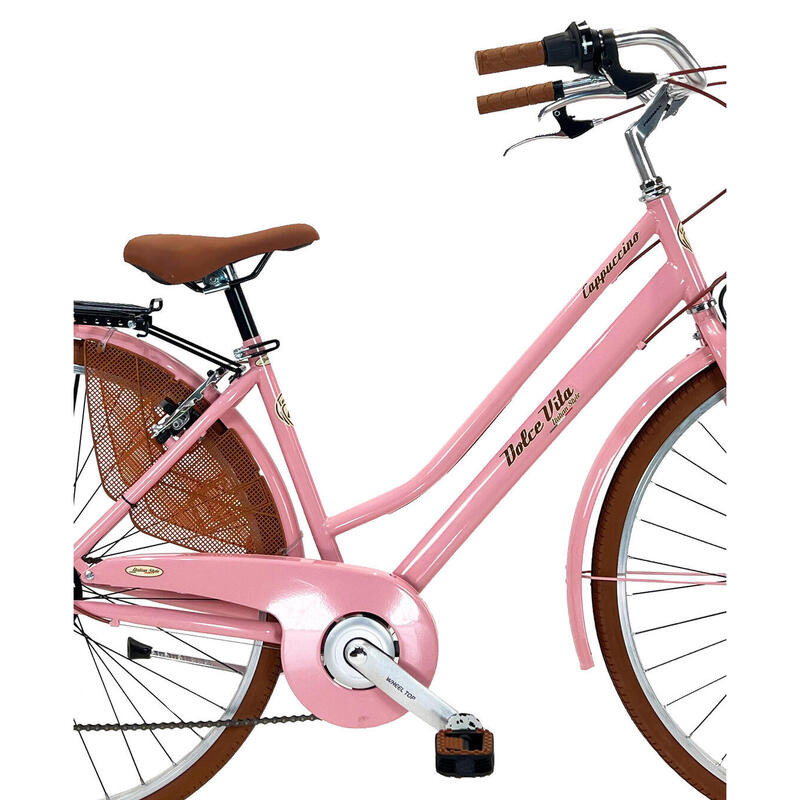 Bici da città Cappuccino Dolce Vita by Canellini donna - Rosa