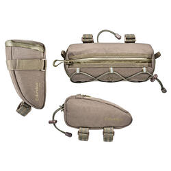 Conjunto de Bolsas de Bici Columbus rPET Khaki