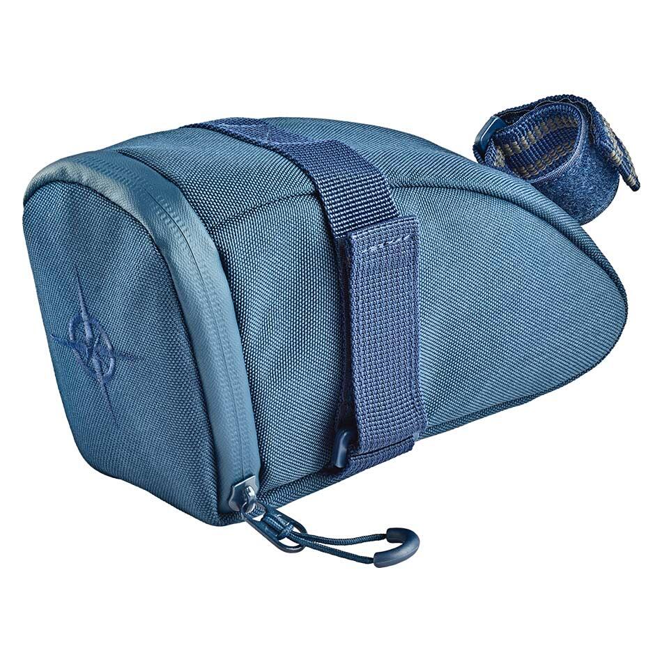 Bolsa de Sillin de 1 L Columbus en Tejido Reciclado Azul 3/5