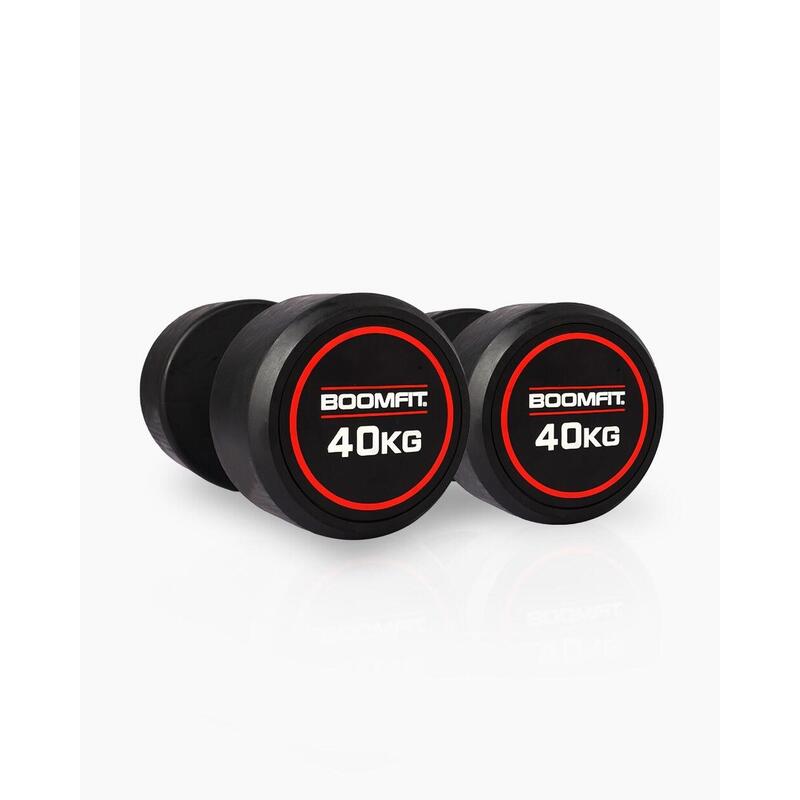 Haltères Ronds de musculation 40Kg (Paire) - BOOMFIT