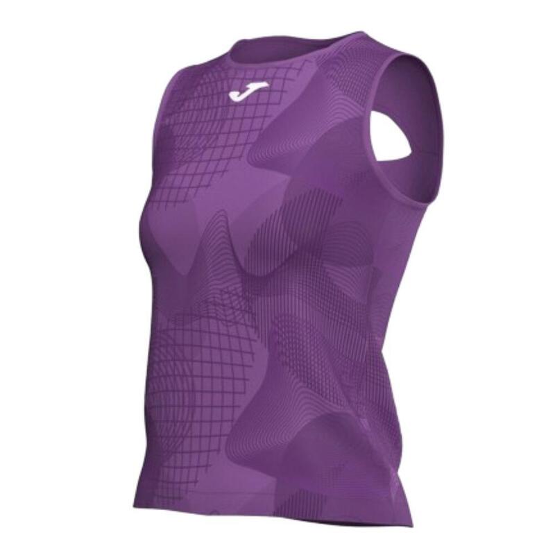 T-Shirt sem alças de corrida e pádel Mulher JOMA CHALLENGE TANK TOP.  Purple