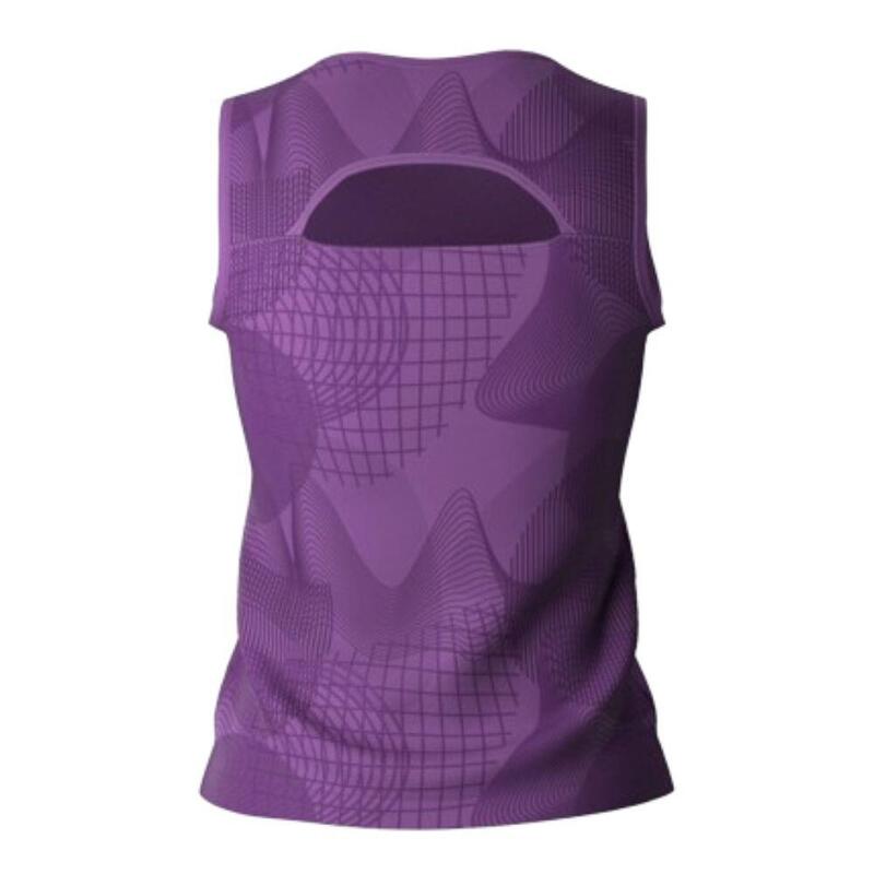 T-Shirt sem alças de corrida e pádel Mulher JOMA CHALLENGE TANK TOP.  Purple
