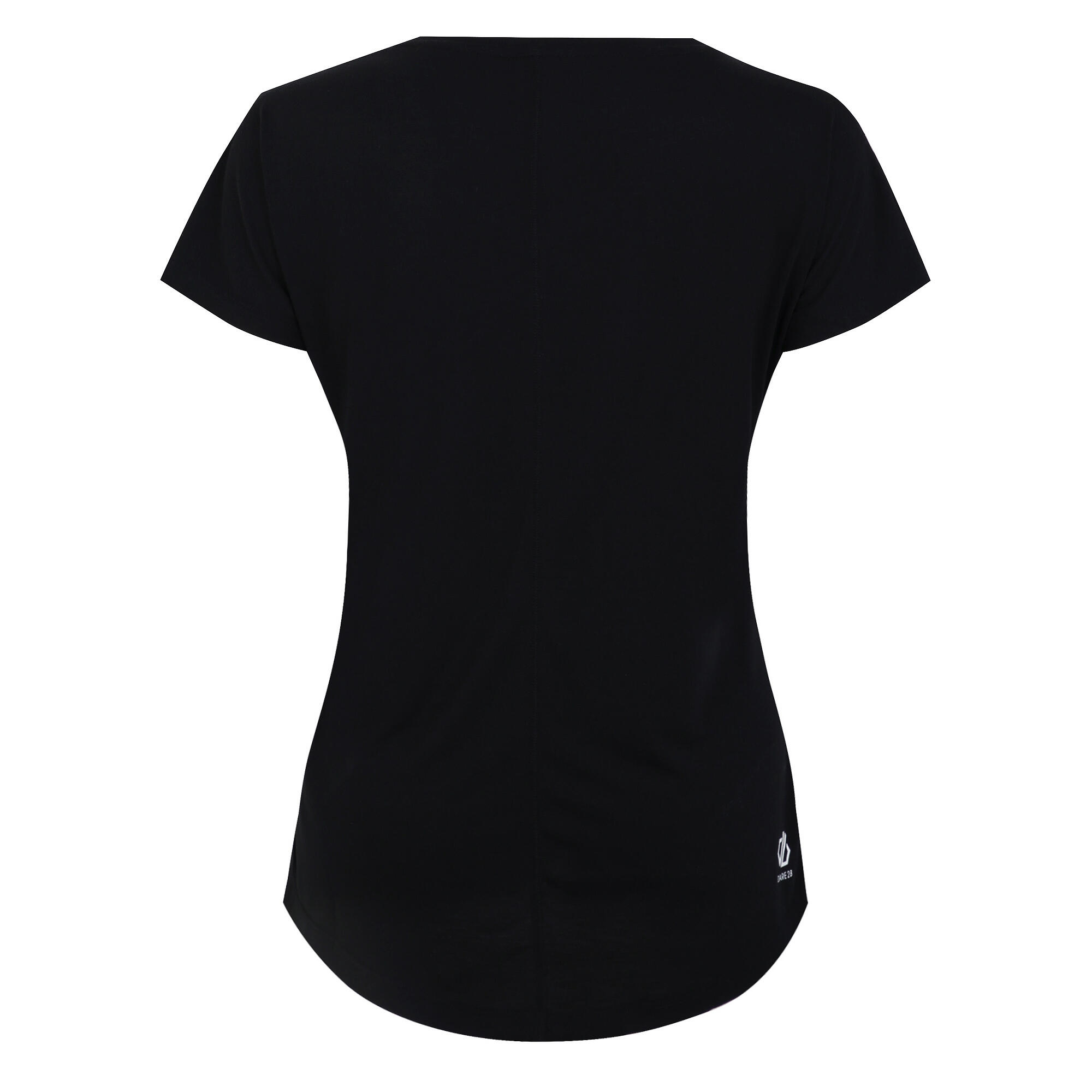 T-shirt desportiva de manga curta Mulher DARE2B CALM TEE. Preto 6/6