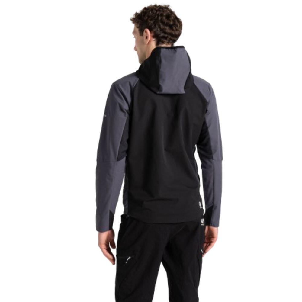 Casaco softshell repelente de água para homem DARE2B LATTITUDINAL II. Preto 2/4