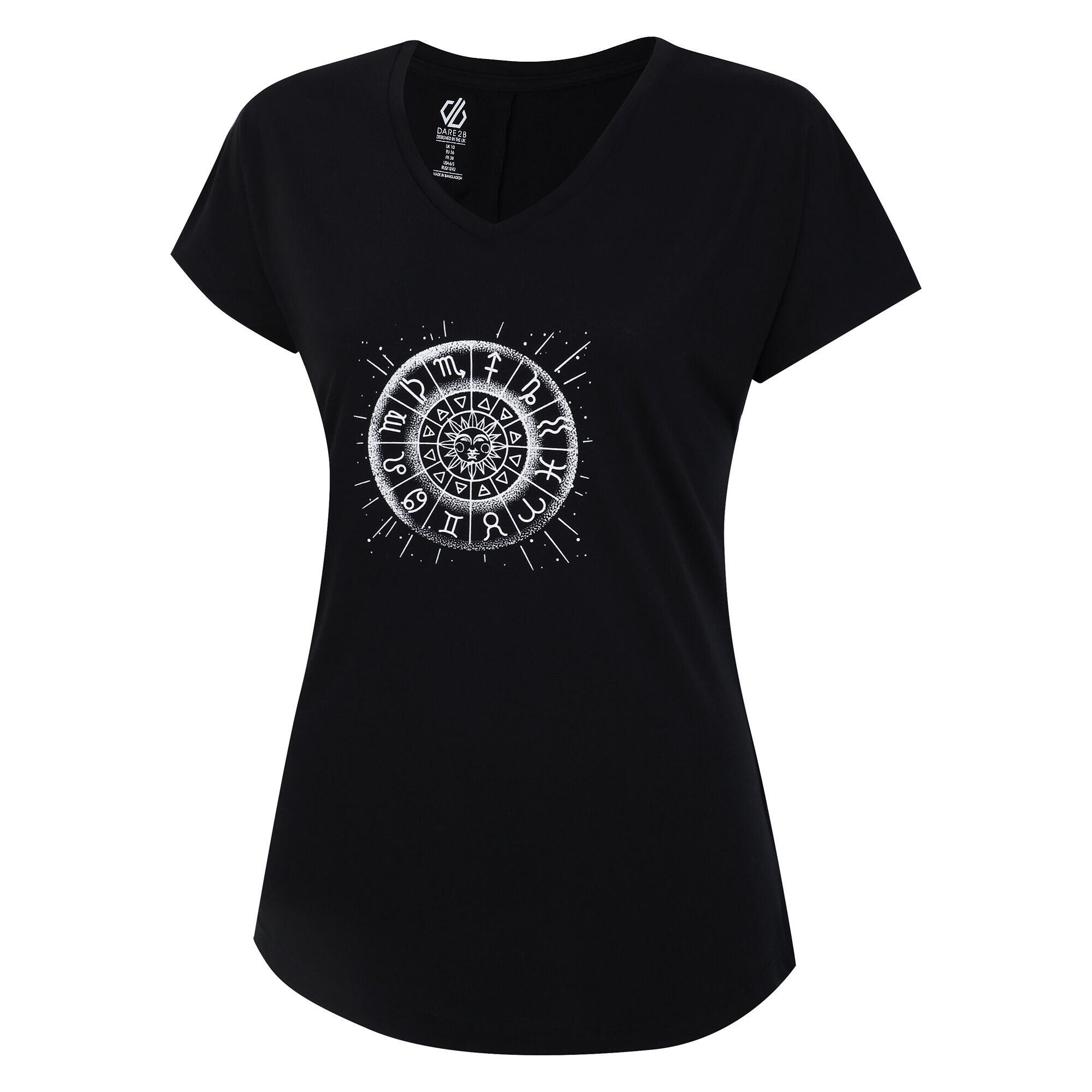 T-shirt desportiva de manga curta Mulher DARE2B CALM TEE. Preto 5/6