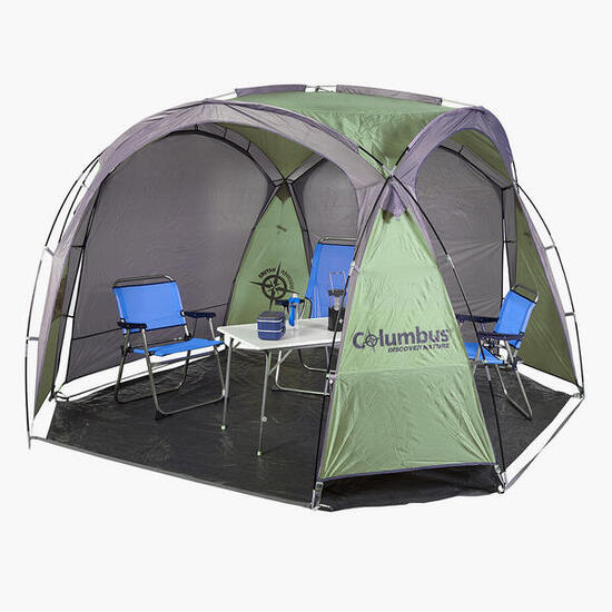 Abri de Camping Columbus Shadow Beige et Gris