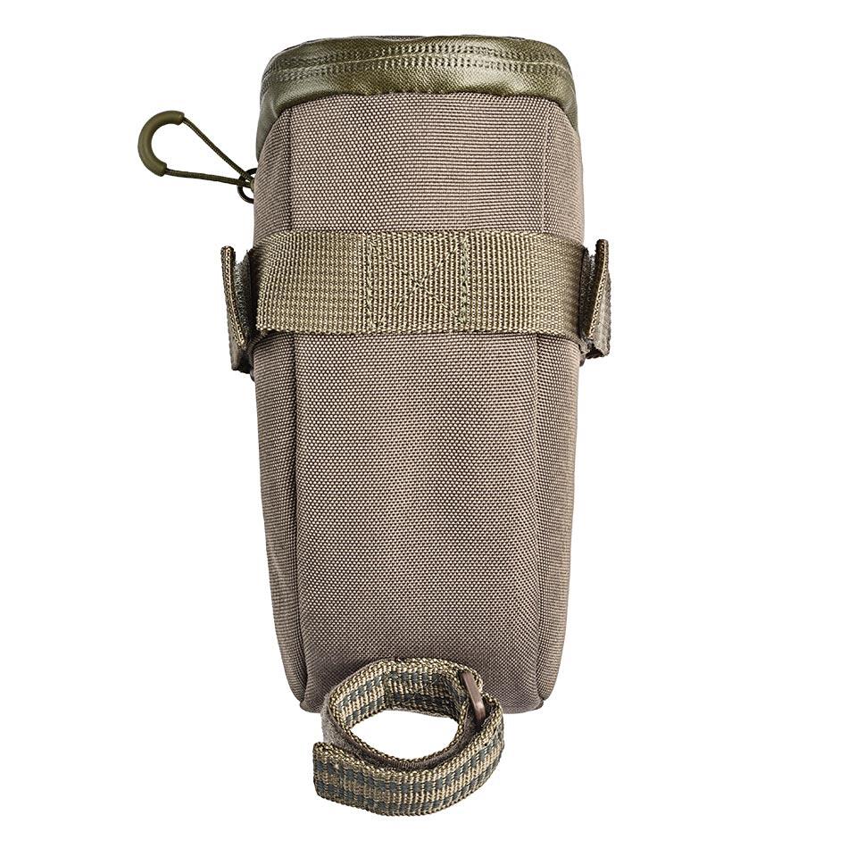 Bolsa de Sillin de 1 L Columbus en Tejido Reciclado Caqui 4/5