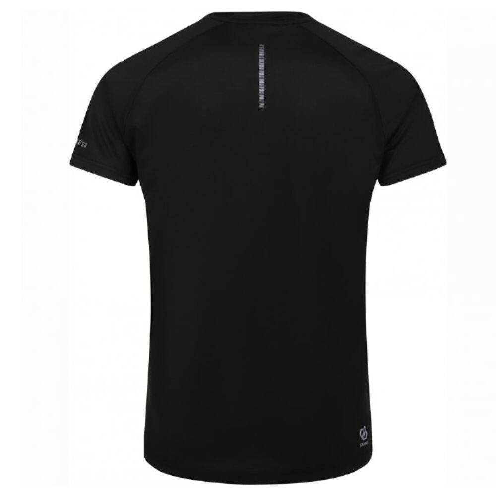 T-shirt desportiva de manga curta Poliéster Homem DARE2B TECH. PRETO 5/5
