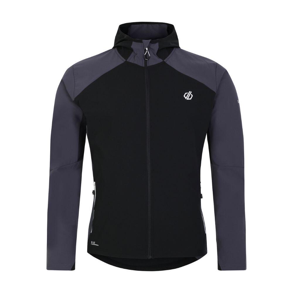 Casaco softshell repelente de água para homem DARE2B LATTITUDINAL II. Preto 4/4