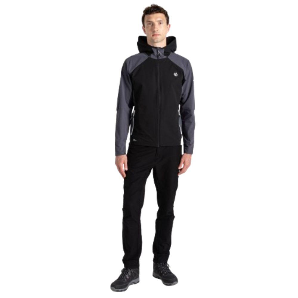 Casaco softshell repelente de água para homem DARE2B LATTITUDINAL II. Preto 3/4