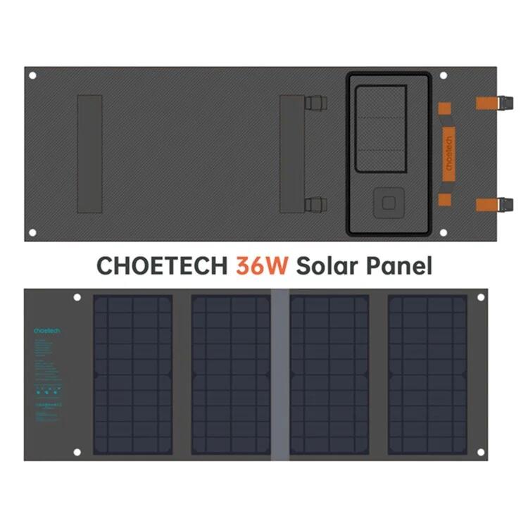 Panel solarny turystyczny kempingowy  Choetech ladowarka słoneczna