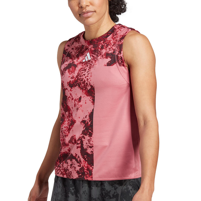 T-shirt de tennis PARIS MA TANK PINK STRATA