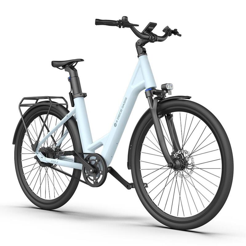 ADO Air28 Bicicleta eléctrica,Ebike 28",Transmisión por Correa,Aplicación,250W