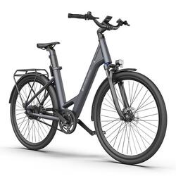 ADO Air28 Vélo électrique, 28" Ebike, Entraînement par Courroie, APP, 250W, 36V