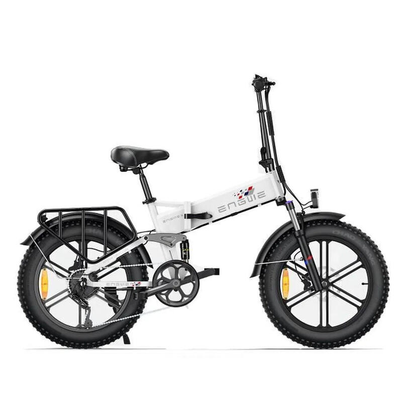 Vélo électrique ENGWE ENGINE X 250W - 60KM Autonomie Freins à disque - Blanc